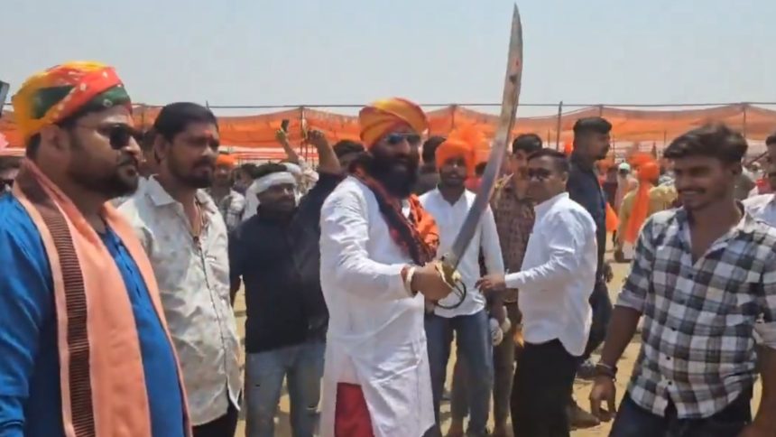 Protest by Karni Sena in Agra
