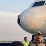 IndiGo flight caught in hailstorm