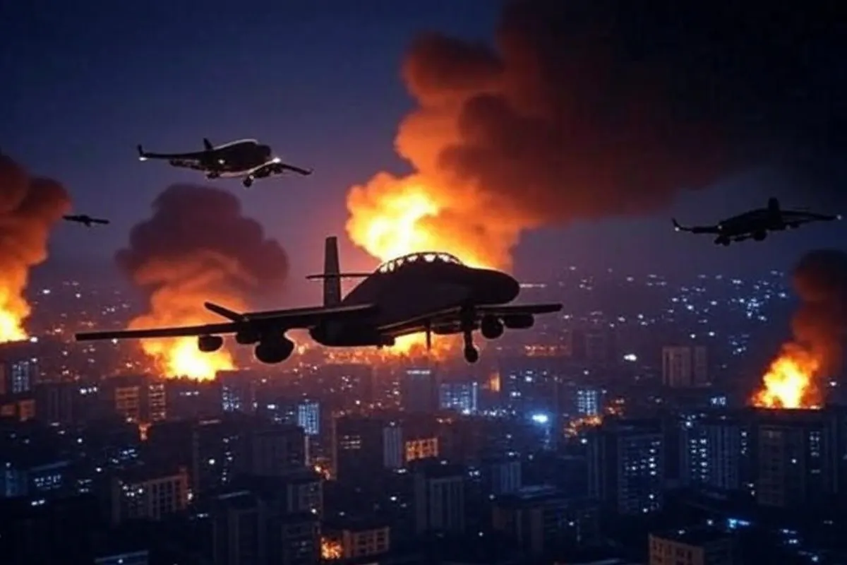 air strikes