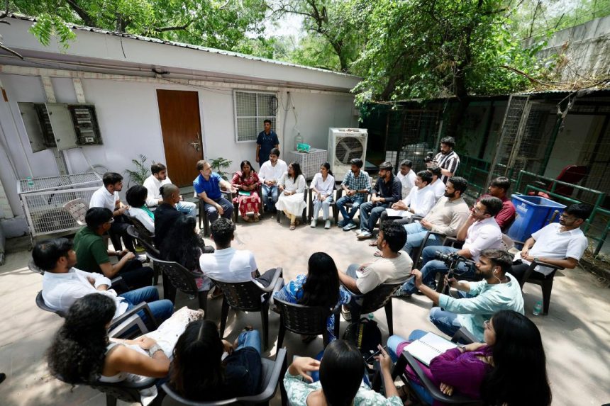 Rahul Gandhi at Delhi University