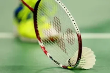 DEATH DURING BADMINTON