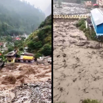 Cloud burst in Himachal Pradesh