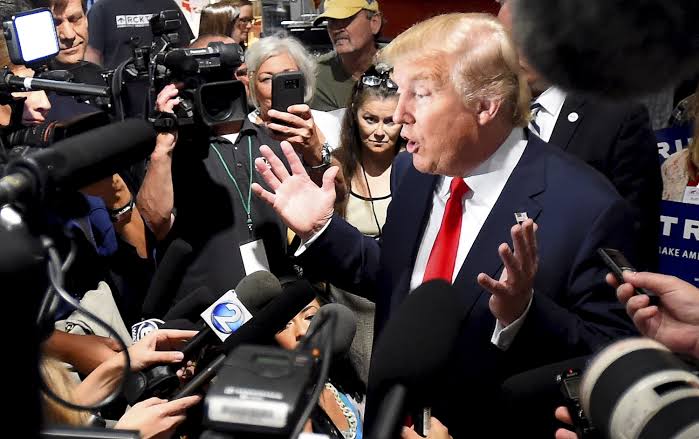 Trump vs journalist