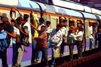 Mumbai local train accident