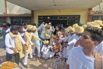 NSUI Protest