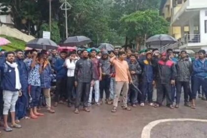 PROTEST AGAINST NMDC