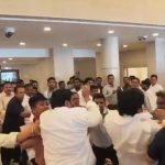 BJP NCP Fighting