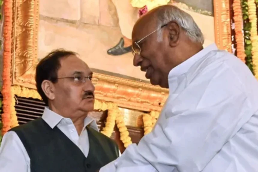 Kharge Nadda controversy