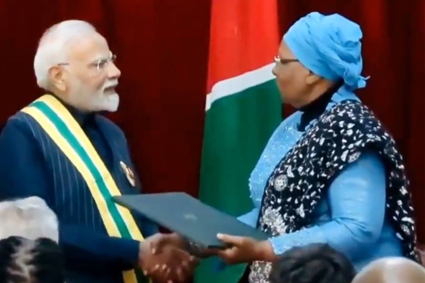 PM Modi in Namibia