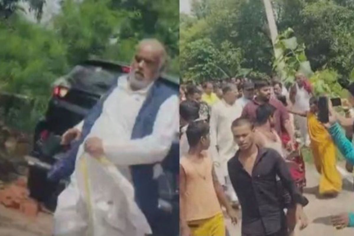 Attack On Shravan Kumar: मंत्री विधायक को ग्रामीणों ने खदेड़ा, एक किमी भागे  तब बची जान