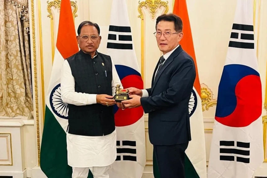 CM Sai Reached South Korea