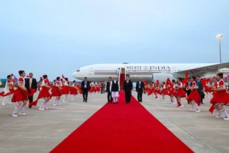 Modi reached China