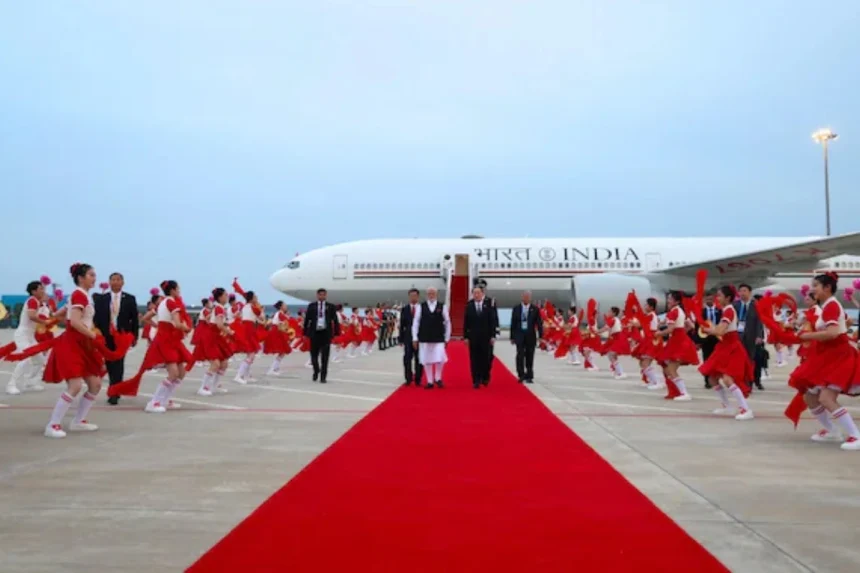 Modi reached China
