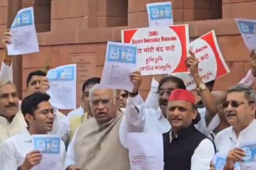 Protests against vote theft