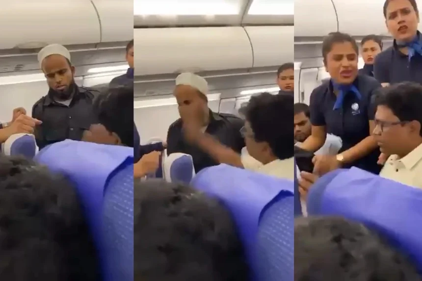 Man slaps fellow passenger in indigo flight
