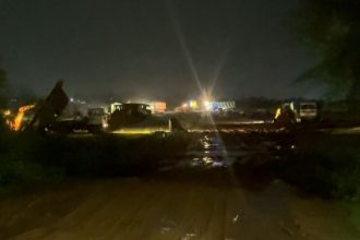 illegal sand mining