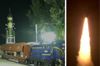Agni missile launched
