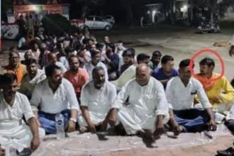 BJP leaders protest in UP