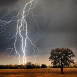 Lightning struck