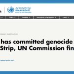 UN report on Gaza