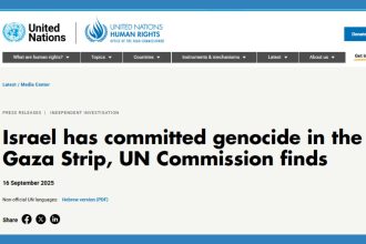 UN report on Gaza