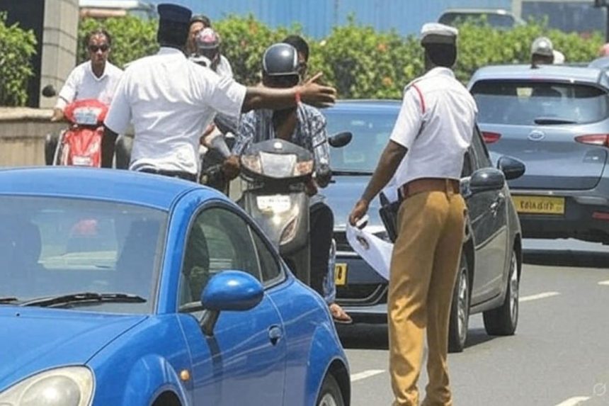 UP traffic police