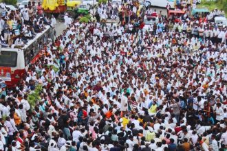 Nagpur farmers protest