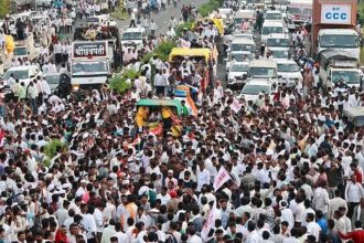 Nagpur farmers protest