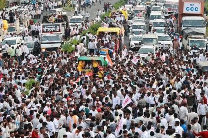 Nagpur farmers protest