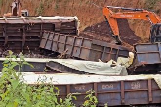 Rourkela train derailed