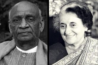 Sardar Patel and Indira Gandhi