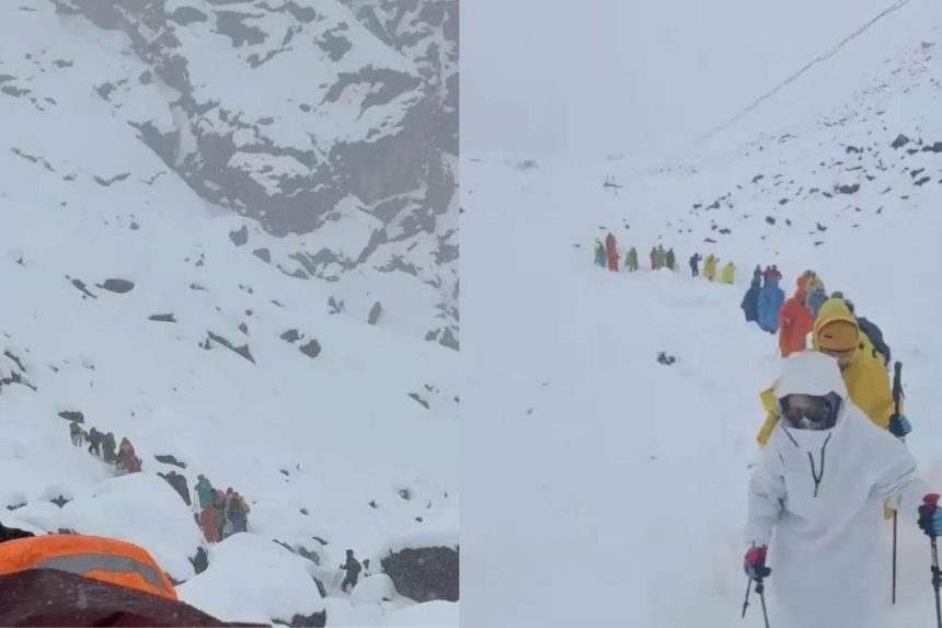 Mount Everest snowstorm