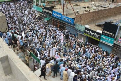 PoK protest