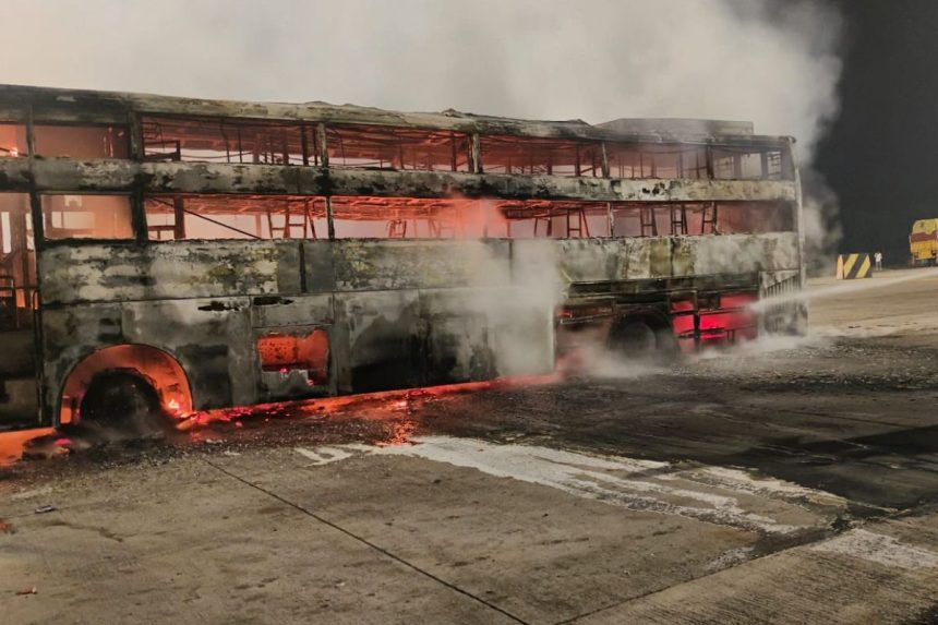 Lucknow Bus Fire Accident