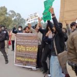 Delhi air pollution protest