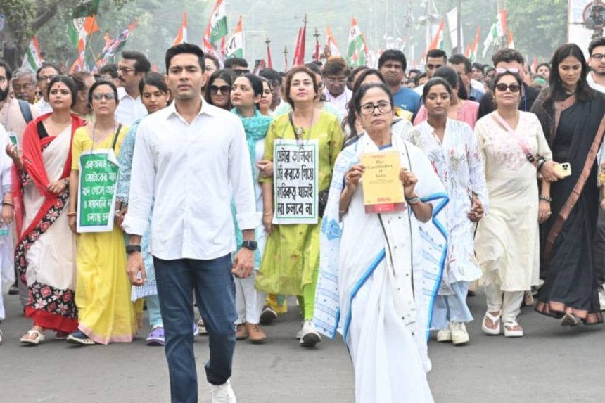 Mamata Banerjee SIR protest march