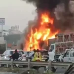 Accident on Pune-Bengaluru Highway
