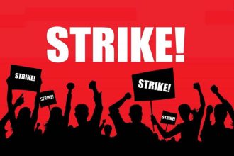 trade union strike
